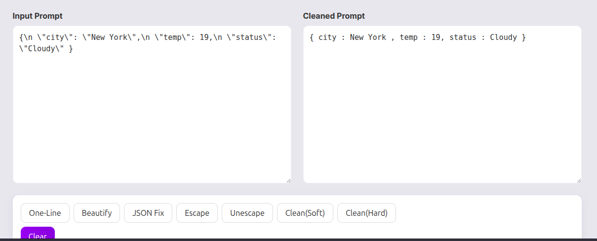 ai text claner